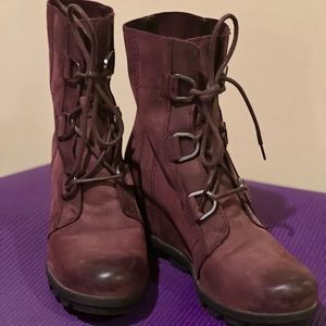 Womens wedge booties